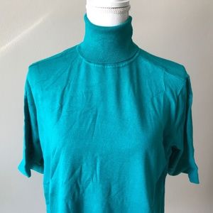 Lot of 2 Susan Graver Turtleneck SS Sweaters 1X